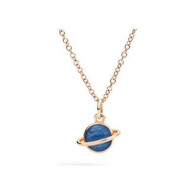 Charm Dodo Universe planète en or rose et email